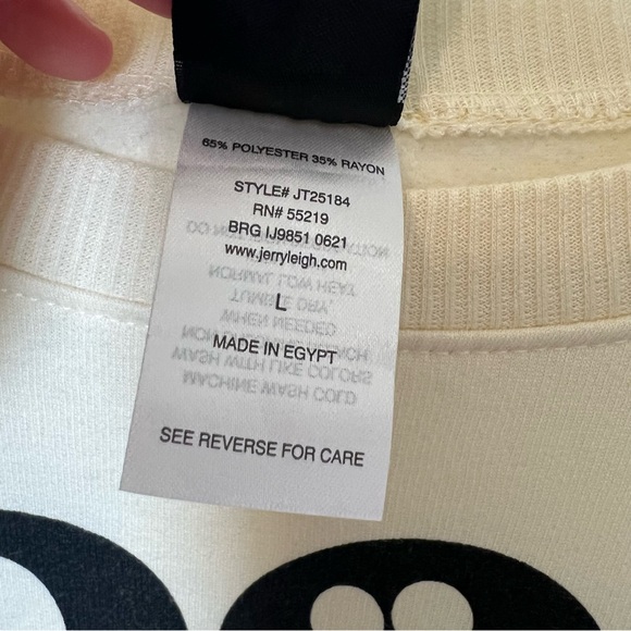 NWOT Fleece-Lined Dog Mom Sweatshirt Color Block Dog Lovers Slouchy Relaxed Fit - Picture 9 of 17